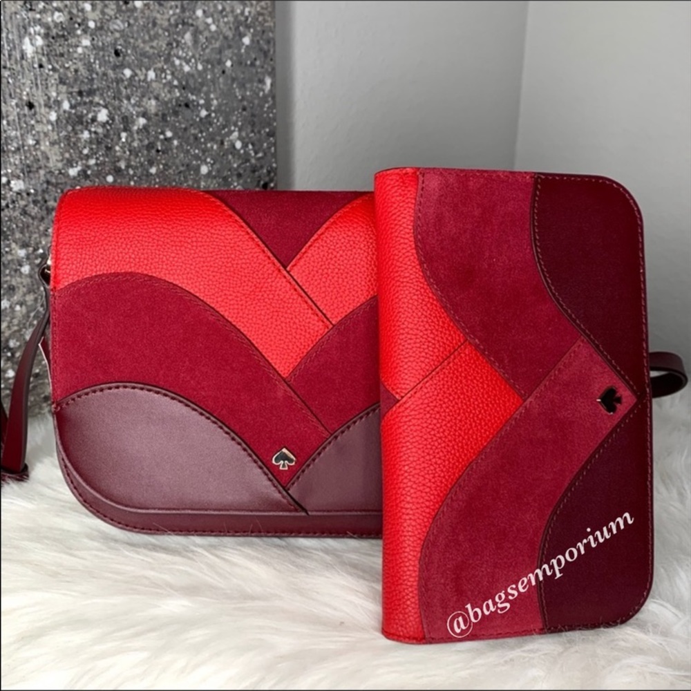 Kate Spade Nadine Patch Shoulder Bag Wallet Set